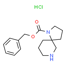 1-Cbz-1,7-重氮-螺[4.5] 癸烷盐酸盐结构式