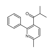 2-methyl-1-(6-methyl-2-phenylpyridin-3-yl)propan-1-one结构式