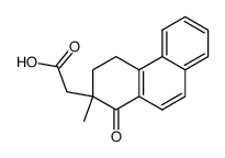 (2-methyl-1-oxo-1,2,3,4-tetrahydro-[2]phenanthryl)-acetic acid结构式