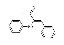 4-phenyl-3-phenylselanylbut-3-en-2-one结构式