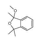 1-Methoxy-1,3,3-trimethyl-1,3-dihydroisobenzofuran Structure