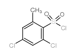 2,4-二氯-6-甲基苯磺酰氯结构式