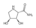 2-Pyrrolidinecarboxamide,3,4-dihydroxy-,cis-2,3,cis-3,4-()-(8CI) Structure