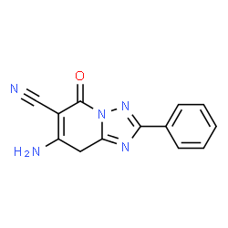 7-Amino-5-oxo-2-phenyl-5,8-dihydro[1,2,4]triazolo[1,5-a]pyridine-6-carbonitrile Structure