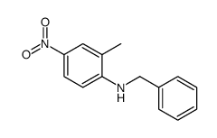 N-benzyl-2-methyl-4-nitroaniline Structure