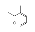 3,5-Hexadien-2-one, 3-methyl-, (E)- (8CI,9CI) Structure