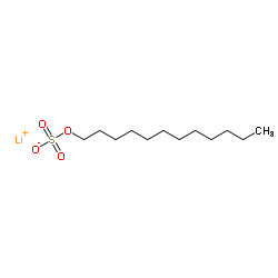 Lithium dodecyl sulfate Structure