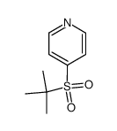 Pyridine, 4-[(1,1-dimethylethyl)sulfonyl]- (9CI) Structure