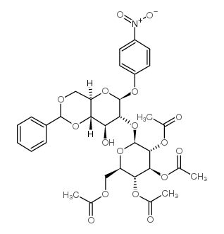 4-硝基苯基-2-O-(2,3,4,6-四-乙酰基-α-D-吡喃甘露糖苷)-4,6-O-苄叉-β-D-吡喃葡萄糖苷图片