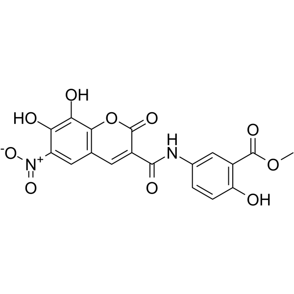 HIV-1 integrase inhibitor 9结构式