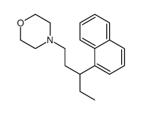 4-(3-naphthalen-1-ylpentyl)morpholine Structure