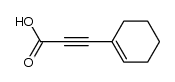 cyclohex-1-enyl-propiolic acid Structure