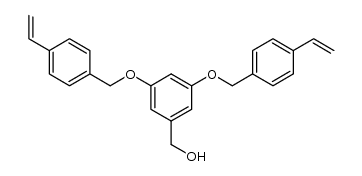 3,5-bis(p-vinylphenylmethyloxy)benzyl alcohol结构式