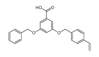 3-[(4-ethenylphenyl)methoxy]-5-phenylmethoxybenzoic acid Structure