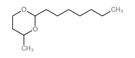 2-heptyl-4-methyl-1,3-dioxane structure