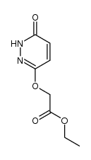 Acetic acid, [(1,6-dihydro-6-oxo-3-pyridazinyl)oxy]-, ethyl ester structure