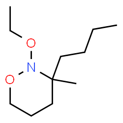 2H-1,2-Oxazine,3-butyl-2-ethoxytetrahydro-3-methyl-(9CI) structure