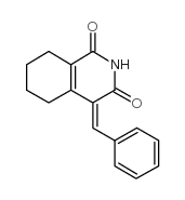 1,3(2H,4H)-Isoquinolinedione,5,6,7,8-tetrahydro-4-(phenylmethylene)-结构式