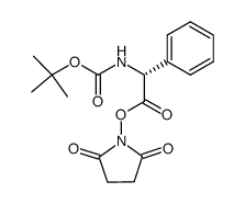 Boc-NCCH(Ph)COOSu结构式