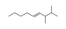 (E)-2,3-dimethyl-4-nonene结构式