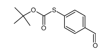 THIOCARBONIC ACID O-TERT-BUTYL ESTER S-(4-FORMYL-PHENYL) ESTER Structure