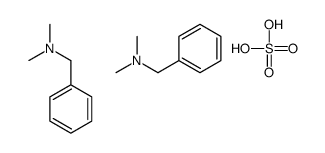 N,N-dimethyl-1-phenylmethanamine,sulfuric acid Structure