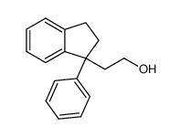 2-(1-phenyl-2,3-dihydro-1H-inden-1-yl)ethan-1-ol结构式