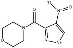 Morpholin-4-yl-(4-nitro-1H-pyrazol-3-yl)-methanone Structure