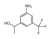 1-[3-amino-5-(trifluoromethyl)phenyl]ethanol Structure