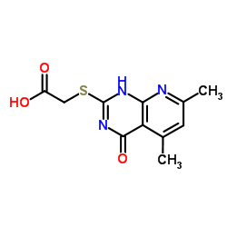 [(4-hydroxy-5,7-dimethylpyrido[2,3-d]pyrimidin-2-yl)sulfanyl]acetic acid Structure