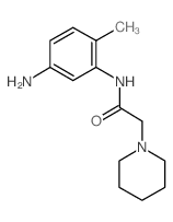 N-(5-Amino-2-methyl-phenyl)-2-piperidin-1-yl-acetamide结构式