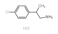 2-(4-Chlorophenyl)propan-1-amine hydrochloride Structure