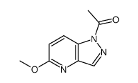 1-acetyl-5-methoxy-1H-pyrazolo[4,3-b]pyridine Structure