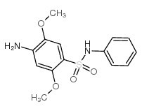 4-Amino-2,5-dimethoxy-N-phenylbenzenesulphonamide Structure