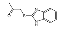 1-(1H-benzimidazol-2-ylsulfanyl)propan-2-one Structure