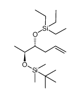 (2S,3R)-2-(tert-butyldimethylsilyloxy)-3-(triethylsilyloxy)hex-5-en结构式