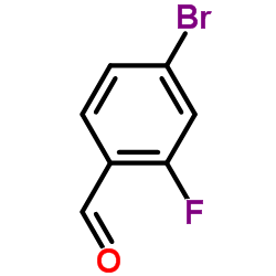 4-Bromo-2-fluorobenzaldehyde Structure