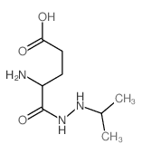 1-(l-α-GLUTAMYL)-2-ISOPROPYLHYDRAZINE structure