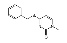 4-benzylsulfanyl-1-methylpyrimidin-2-one Structure