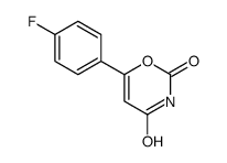 6-(4-fluorophenyl)-1,3-oxazine-2,4-dione结构式