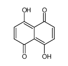 5,8-dihydroxy-1,4-naphthoquinone Structure