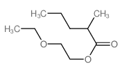 2-ethoxyethyl 2-methylpentanoate Structure