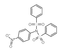 N-(benzenesulfonyl)-N-(4-nitrophenyl)benzenesulfonamide Structure