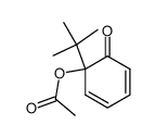 1-tert-Butyl-6-oxo-2,4-cyclohexadienyl acetate结构式