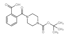 2-([4-(TERT-BUTOXYCARBONYL)PIPERAZINO]CARBONYL)BENZOIC ACID Structure