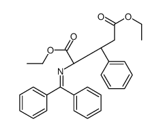 diethyl (2S)-2-(benzhydrylideneamino)-3-phenylpentanedioate Structure