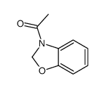 Benzoxazole, 3-acetyl-2,3-dihydro- (9CI) Structure