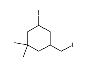 3-iodo-5-(iodomethyl)-1,1-dimethylcyclohexane Structure