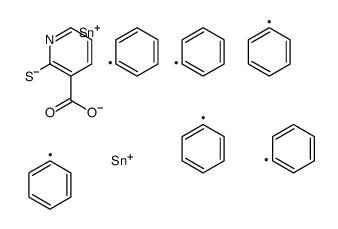 triphenylstannyl 2-triphenylstannylsulfanylpyridine-3-carboxylate Structure