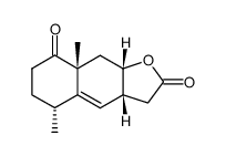 (3aα,5β,8aα,9aα)-3a,6,7,8a,9,9a-hexahydro-5,8a-dimethylnaphtho[2,3-b]furan-2,8(3H,5H)-dione结构式